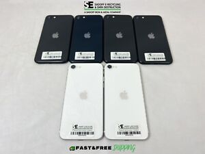 New Listing(W) LOT OF 6-Apple iPhone SE 2nd Gen (2020) 64GB Smartphones [SEE DESCR.]