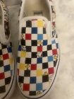 Vans X Peanuts Custom Vault Checkerboard Woodstock /Snoopy W 7.5 Euc