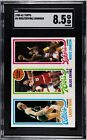 1980 Topps Basketball Larry Bird Magic Johnson Rookie Card SGC 8.5 NM MINT+ Dr J