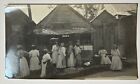 c.1920 KINGSTON JAMAICA WOMEN working at STEAM BREAD Cobra Polish LIPTON Photo