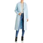 Aqua Womens Blue Feather Jacket Long Sleeve Trench Coat Cold Weather S BHFO 5429