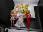 LOT OF 6 Mattel Blonde Barbie DOLLS SOME IN WHITE DRESSES 1980/90'S