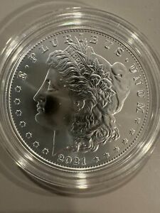 Morgan 2021 Silver Dollar with “O” Privy Mark and with OGP and COA