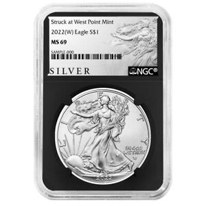 2022 (W) $1 American Silver Eagle NGC MS69 ALS Label Retro Core