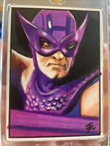Tim Proctor - Hawkeye sketch card Marvel comic  art PSC