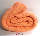 NEW Pleated Quilt Comforter Full/Queen Pillowfort Peach Salmon Orange 88 x 88 in