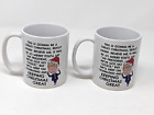 New ListingTWO Donald Trump Gift Mug Keeping Christmas Great Coffee Cups NEW