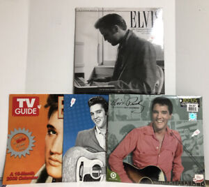 Lot of 4 Elvis Calendars (Random Years From 2002-2011) J