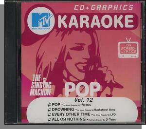 Karaoke CD+G - MTV Pop Hits Vol 12 - New Singing Machine CD! All or Nothing