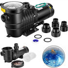 1.0/1.5/2.0 HP Swimming Pool Water Pump In/Above Ground Motor Strainer