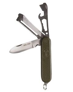 Spanish Military Style Utility Scout Knife - NEW - Swiss type multi-tool