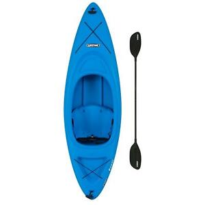 New Lifetime Pacer 8 ft Sit-In Kayak (Paddle Included), Orange Blue Green