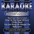Songs Made Famous By Motown's Greatest by Karaoke (CD, Jun-2002, BCI Music ...