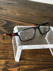 Oakley Voltage OX8049-0755 Men Satin Black Full Rim Rectangular Eyeglasses Frame