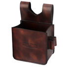 TOURBON Vintage Leather Shotgun Cartridge Pouch Belt Pack Shotshell Ammo Holder