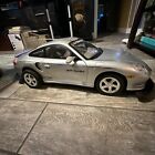 Vintage New Bright 1/6 1:6 Scale Radio Control RC Silver 911 Turbo Porsche Only