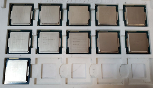 Lot of 11 Intel Core i5-4570 3.2GHz Quad Core LGA1150 Processor SR14E