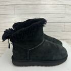 UGG Women’s Bailey Bow Mini Black Boots Size 6