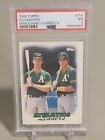 1988 Topps Mark McGwire Jose canseco A's leaders PSA 7 #759