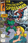 The Spectacular Spider-Man 164 vs The Beetle!  Fine 1990 Marvel Comic
