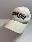 Triton Boats Snapback Cap Trucker Fishing Boating Hat White Embroidered