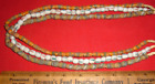 (3) Strands of Sand-Cast Glass Trade Beads From Ghana, Collectible African Beads