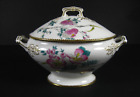 Antique Soup Gravy Vegetable Tureen Covered Casserole Porcelain Ironstone Small