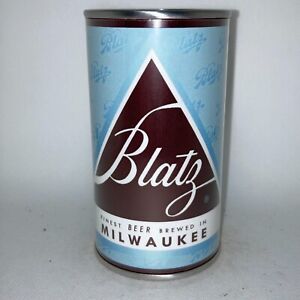 Blatz Christmas Light Blue NOVELTY/REPLICA beer can, paper label