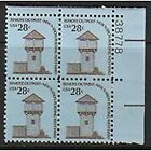 US Scott 1604 Plate Block MNH of 4 MNH Fort Nisqually (28 cents) FREE SHIPPING