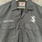Sepultura Shirt 2011 Tour Dickies Mens Medium Black North American Tour