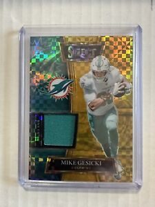 New Listing2021 Select Mike Gesicki JSY Gold /10