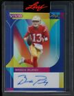 BROCK PURDY 1/1 MINT 49ERS AUTO COLOR PRIZMS #1 2ND YEAR RC SSP 2023 LEAF VIVID