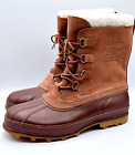 Sorel Caribou Mens Boots (size 17) Brown Waterproof Winter Felt Lined NM1000-284