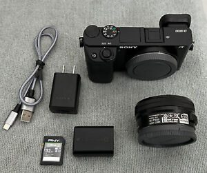 New ListingSony A6000 24.3 MP Camera Kit w/16-50mm Lens - 3,954 Shutter Count - EXC!