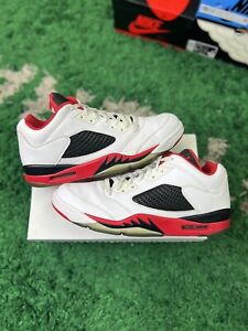 Nike Air Jordan 5 Low Fire Red size 13 819171-101 OG V Retro
