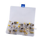 20pcs SMA to SMA BNC N F UHF Type Connectors Kit RF Adapter SMA Female to F Male