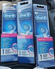 New Listing3 ORAL-B Sensitive Clean Gum Care Teeth Replacement Toothbrush Tooth Brush Heads