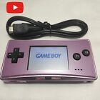 Nintendo GameBoy Micro Console PurPle Color w/USB Charger Read Desc. See Video
