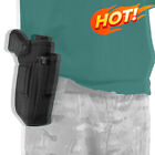 Concealed Carry Flashlight Laser & Light IWB OWB Gun Holster with Magazine Pouch