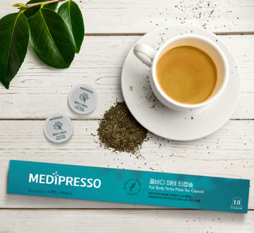 Medipresso Full body Yerba Mate Tea Capsule Nespresso Compatible Healthy Tea