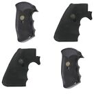 Pachmayr Black Revolver Checkered Gripper Pistol Grip for Various Handguns