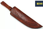 GENIUNE Leather Hand Crafted BELT SHEATH Holster For Ka Bar Or FIXED BLADE KNIFE