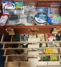 Vintage Plano 757 Tackle Box Full Ready To Use Items Box Is  Excellent Condition