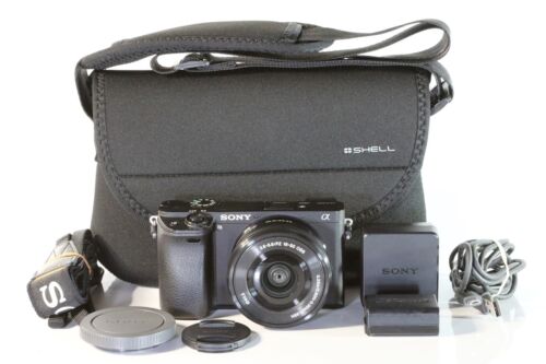 [Mint] Sony Alpha a6300 Mirrorless Digital E 16-50mm Lens w/ Bag A904