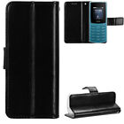 For Nokia 105 2G (2023), Classic Cover Flip Leather Wallet Stand Soft TPU Case