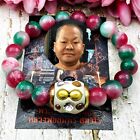 Bracelet Leklai Protect Love Immortal Huan Somporn White Pink Thai Amulet #16199