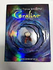 Coraline Limited Edition Gift Set DVD Discs Postcards Booklet 3D Glasses Box