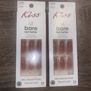 Kiss Bare But Better Nails , DBN04, Natural Look Ultra Smooth-long