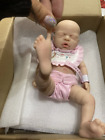 Girl Boy Micro Doll Full Body Silicone Baby Preemie Reborn Mini Lifelike Dolls