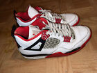 Nike Air Jordan 4 Fire Red 2020 size 13 DC7770-160 OG IV White Red- USED- NO BOX